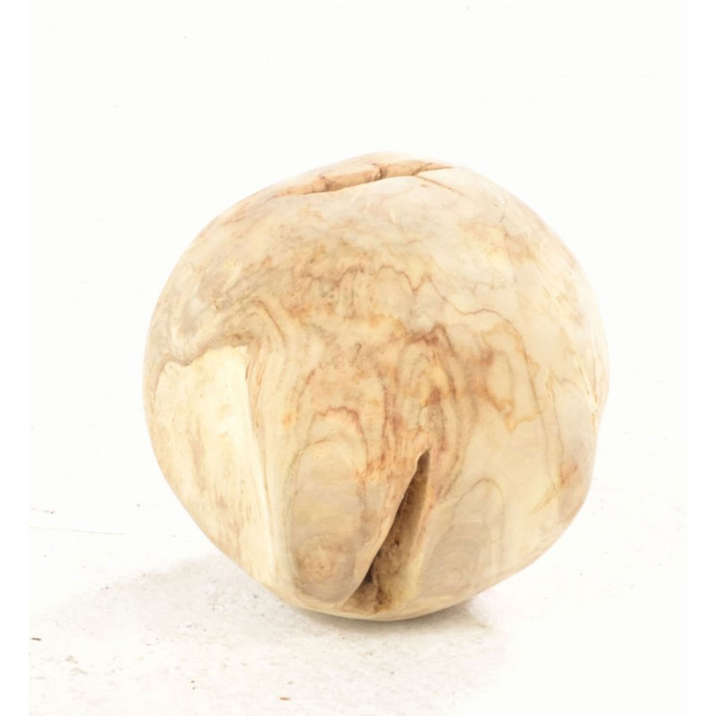 Rustic Teak Wood Ball